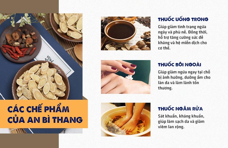 Khác với các bài thuốc Đông y phổ biến trên thị trường, bài thuốc An Bì Thang đã được bào chế thành 3 chế phẩm tiện lợi, không cần sắc thuốc phức tạp như cách truyền thống