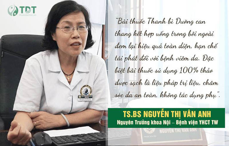 Đánh giá của bác sĩ Vân Anh về bài thuốc Thanh bì dưỡng can thang