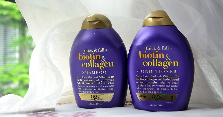 Dầu gội OGX cho tóc dầu Biotin & Collagen Shampoo
