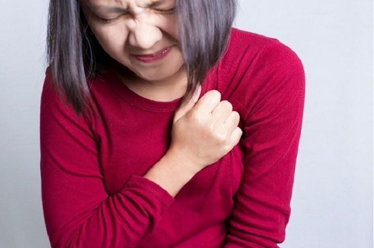 Khi bị bệnh, người bệnh xuất hiện triệu chứng đau tức ngực, khó thở