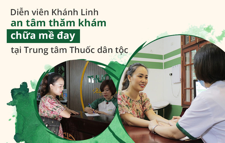 Diễn viên Khánh Linh đặt trọn niềm tin, an tâm thăm khám tại Trung tâm Thuốc dân tộc