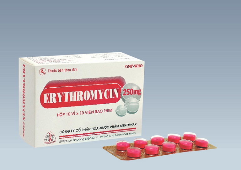 Thuốc Erythromycin chữa bệnh giảm nhanh triệu chứng khó chịu