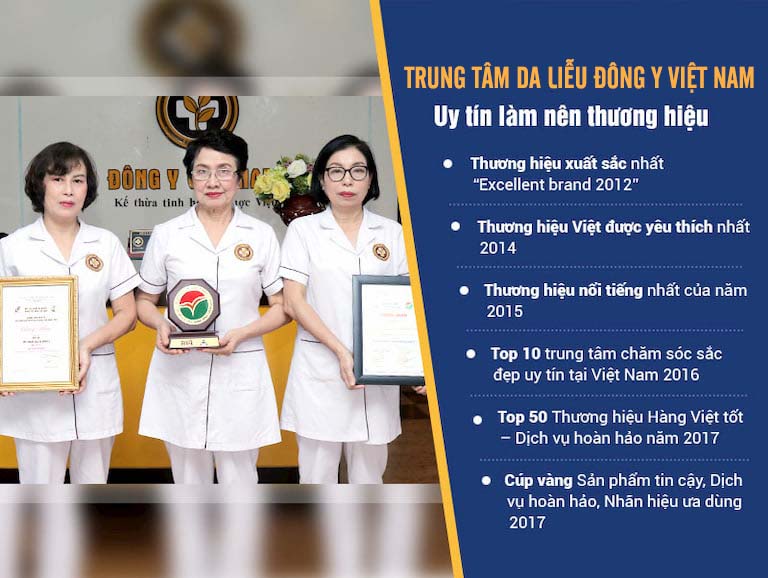 Trung tâm Da liễu Đông y Việt Nam hội tụ nhiều bác sĩ giỏi