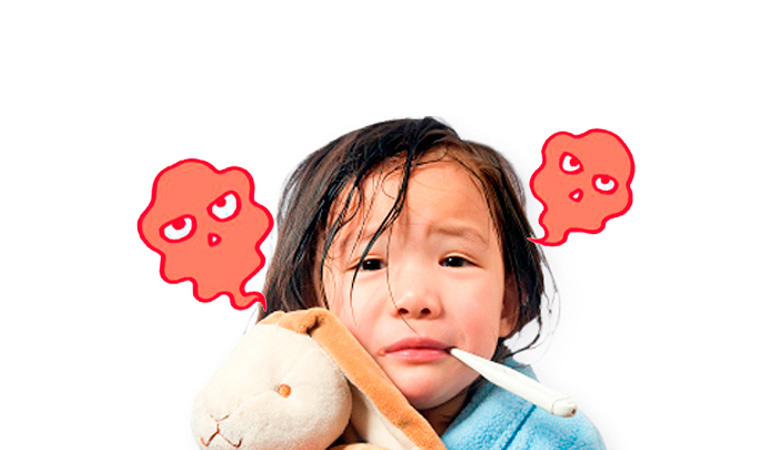 Trẻ em hệ miễn dịch kém rất dễ bị co thắt phế quản khó thở
