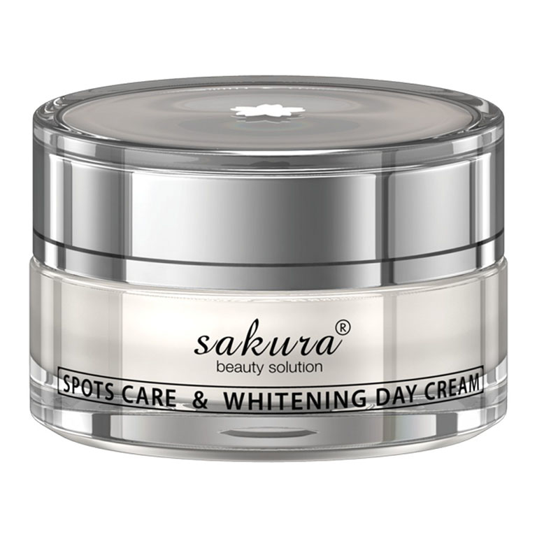 Kem trị nám Sakura Spot Care & Whitening Night Cream là một trong 5 loại của bộ sản phẩm