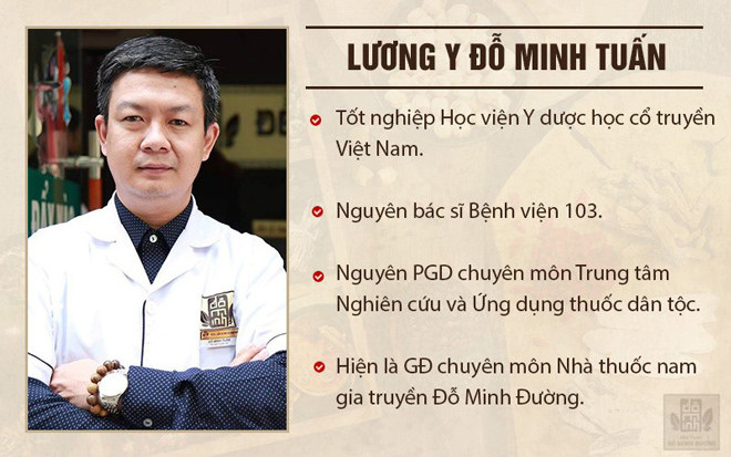 Lương y Đỗ Minh Tuấn - Giám đốc chuyên môn Nhà thuốc Đỗ Minh Đường