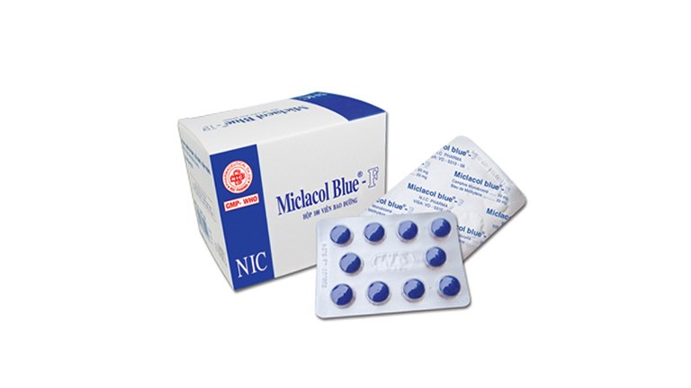 Thuốc chữa viêm đường tiết niệu màu xanh Miclacol Blue F