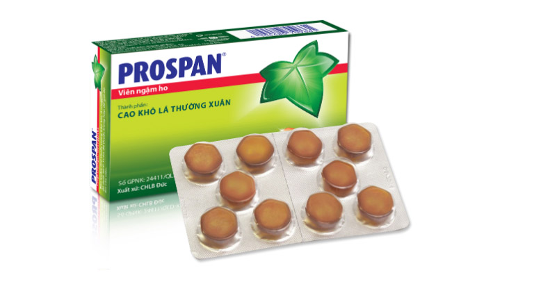 Prospan có thành phần chính là cao khô lá cây thường xuân