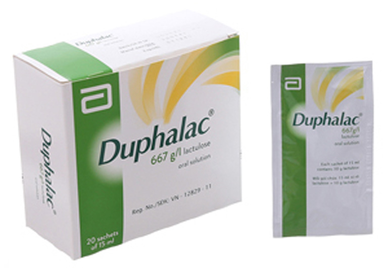 Thuốc trị táo bón Duphalac có tác dụng làm mềm phân và đầy phân ra ngoài