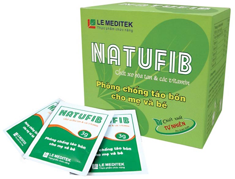 Natufib là thuốc vừa trị táo bón vừa cung cấp thêm vitamin cho cơ thể