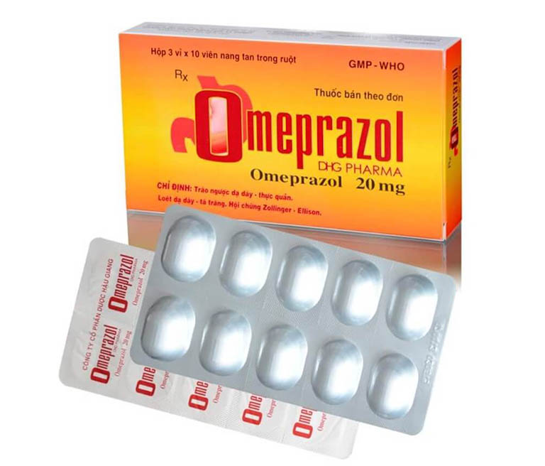 thuốc trị trào ngược dạ dày thực quản Omeprazol