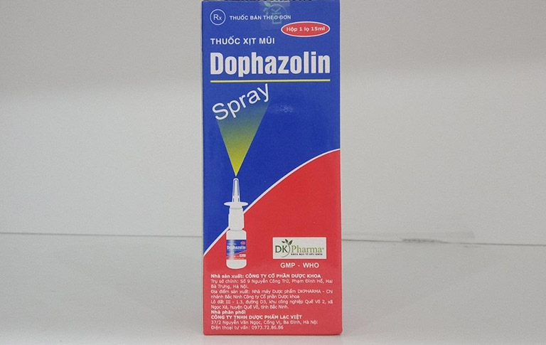 thuốc xịt mũi Dophazolin giá bao nhiêu