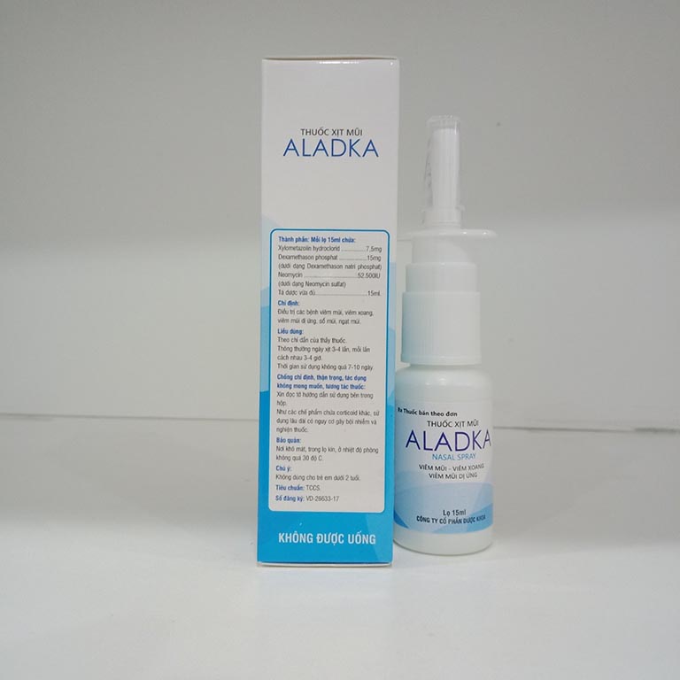 Thuốc xịt trị viêm mũi dị ứng Aladka
