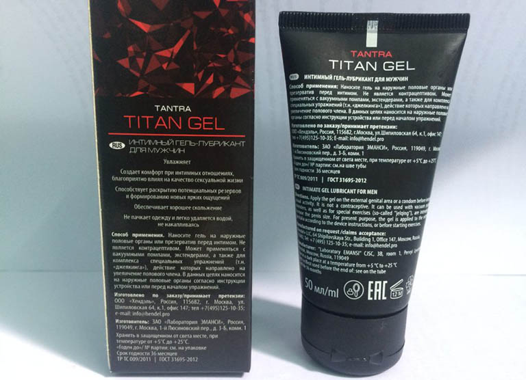 Cách nhận biết sản phẩm Titan Gel chính hãng