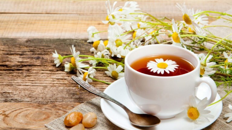 Trà hoa cúc có tác dụng kháng viêm và giảm đau rất tốt, thích hợp sử dụng mỗi khi bị đau dạ dày