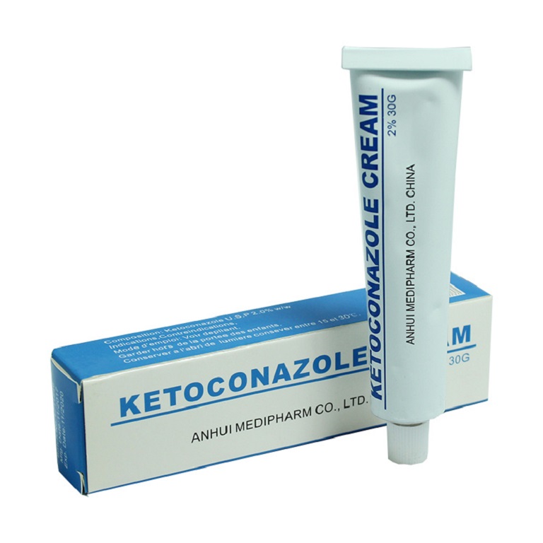 Ketoconazole là thành phần thường được sử dụng để điều trị bệnh